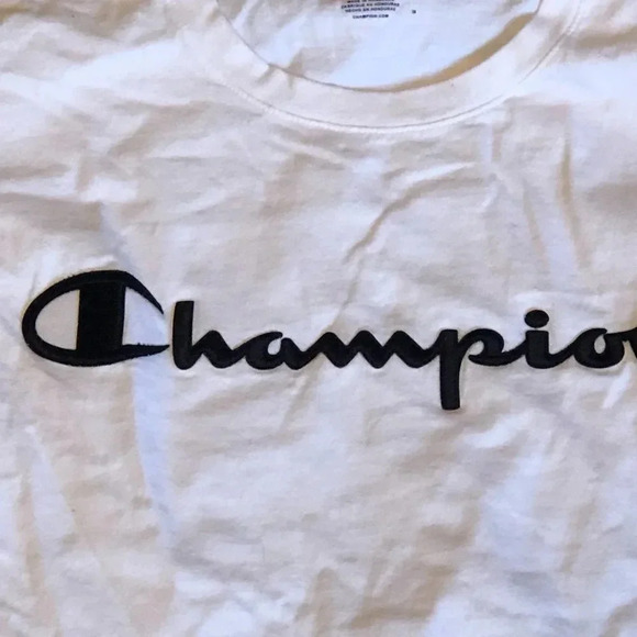 Champion Spellout Long Sleeve T Shirt Large - Picture 3 of 5